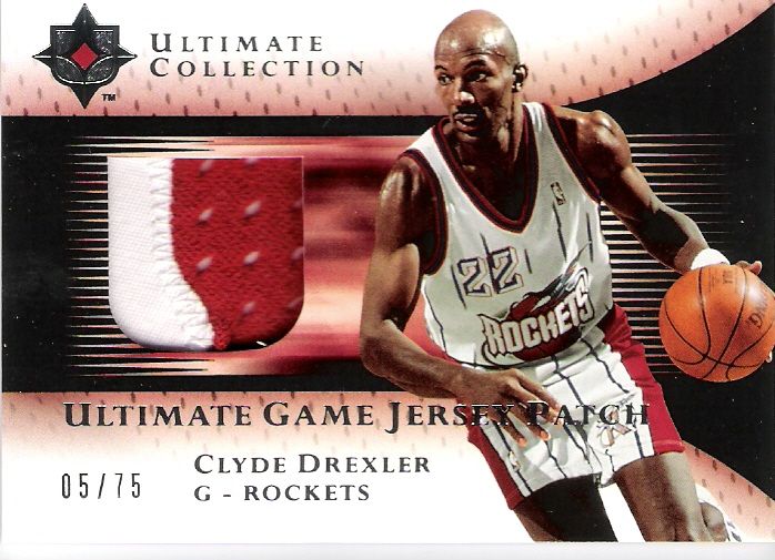 05-06 UD ULTIMATE COLLECTION PATCH CLYDE DREXLER.jpg