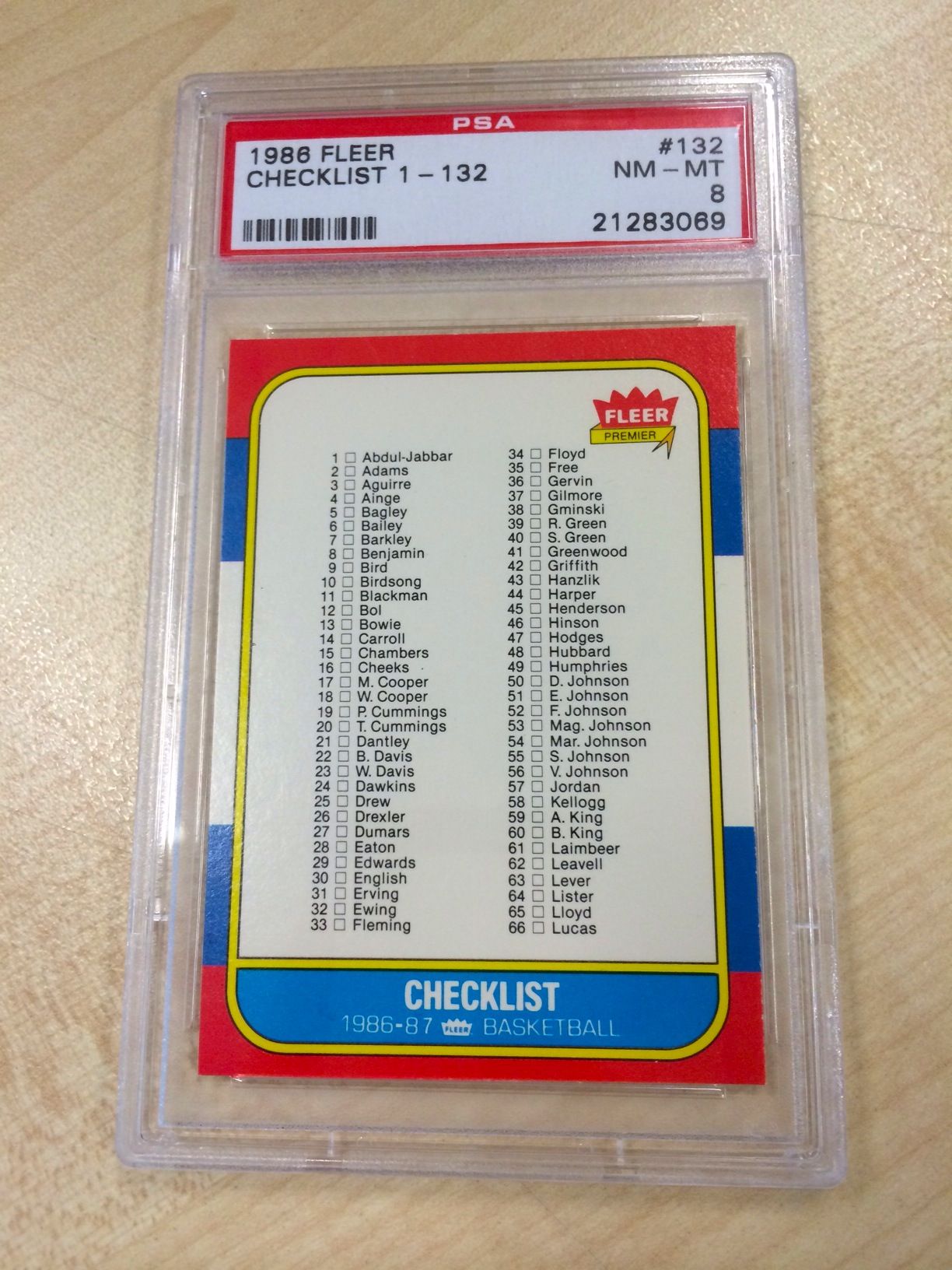 1986 FLEER CHECKLIST PSA 8.JPG