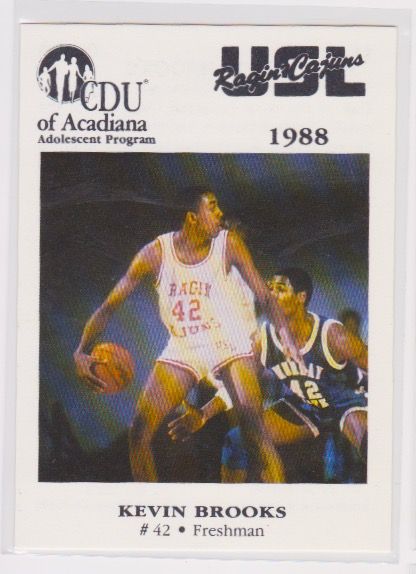 1987-88 Southwestern Louisiana #3 Kevin Brooks BK.jpeg