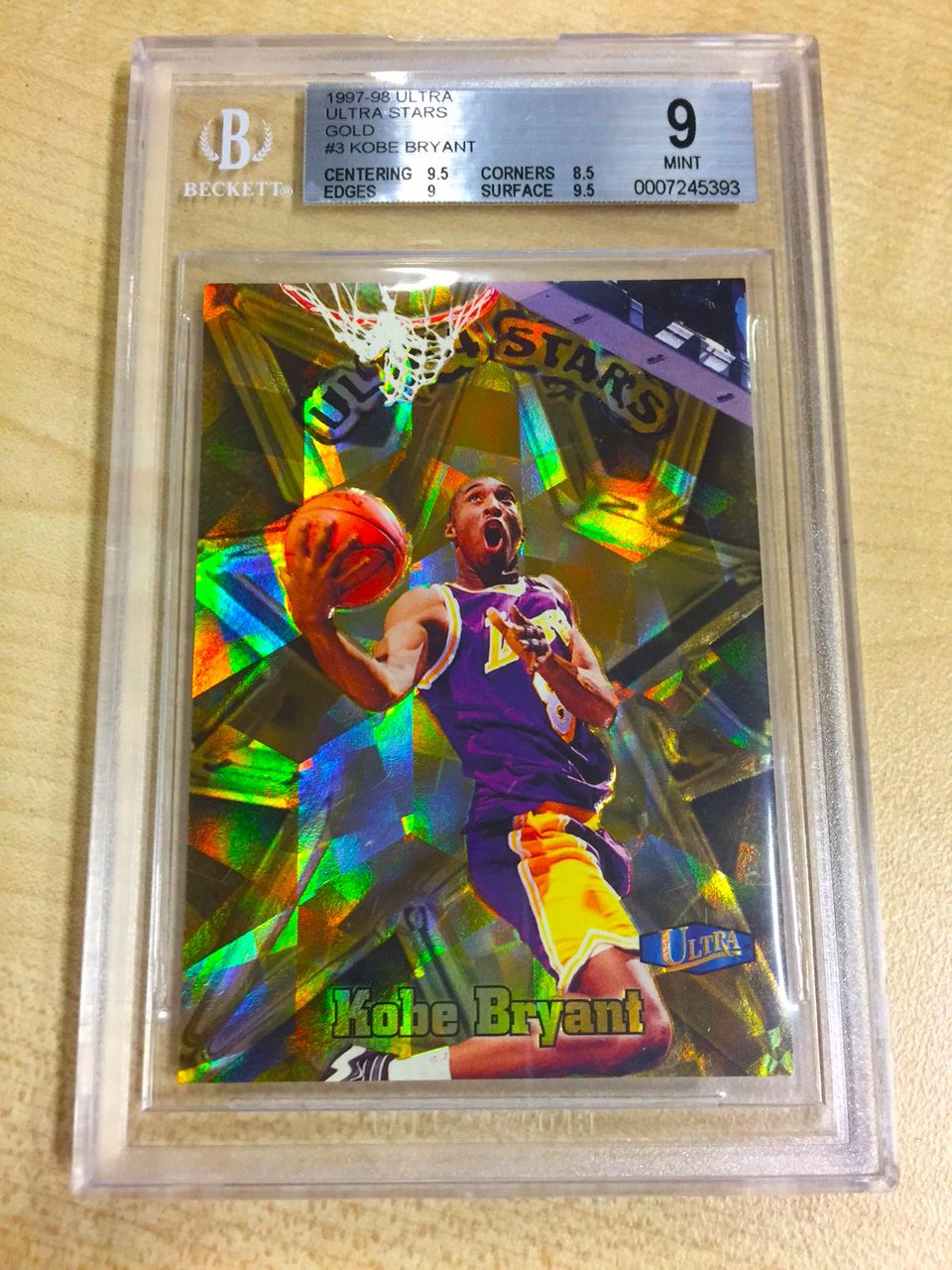 1997-98 Ultra Stars Gold #3 Kobe Bryant.JPG