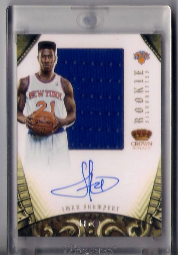 2012-13 Preferred Crown Royale Rookie Silhouettes Autograph Materials #373 Iman Shumpert #99.jpg