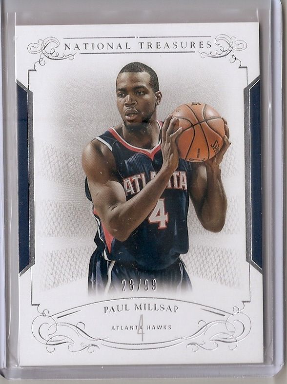 2013-14 Panini National Treasures Basketball Base Paul MIlsap 42 of 99 Card No. 93 NMT-MT Front.jpg