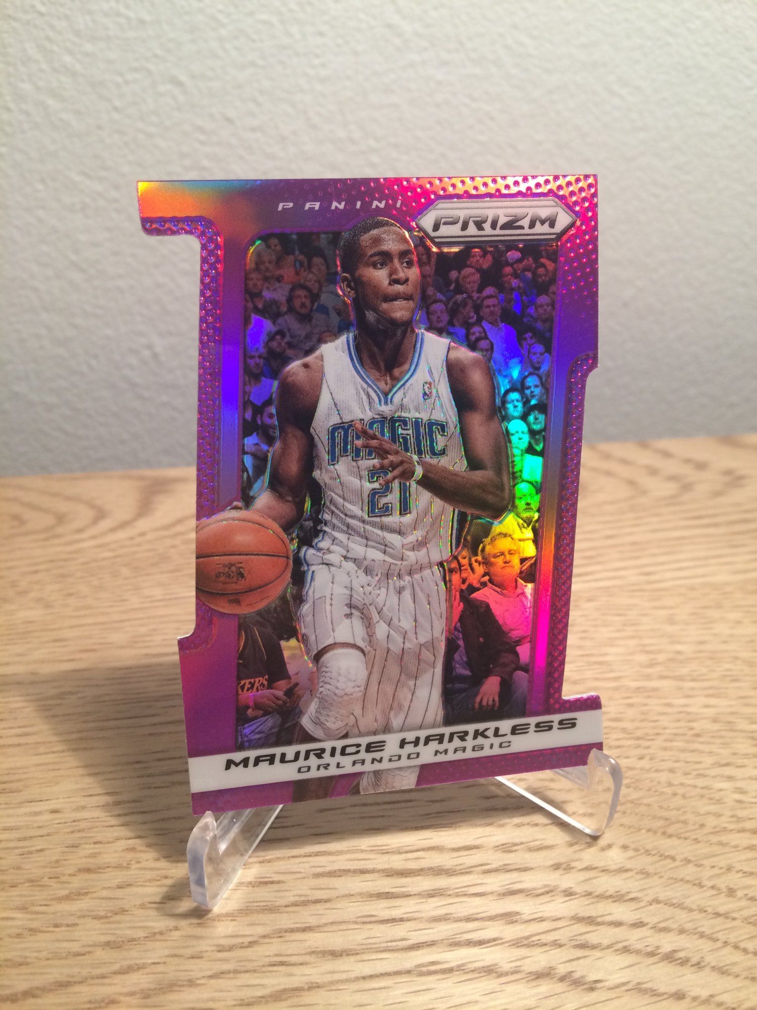 2013-14 Panini Prizm Purple Prizms Die Cut #146 Maurice Harkless.jpg