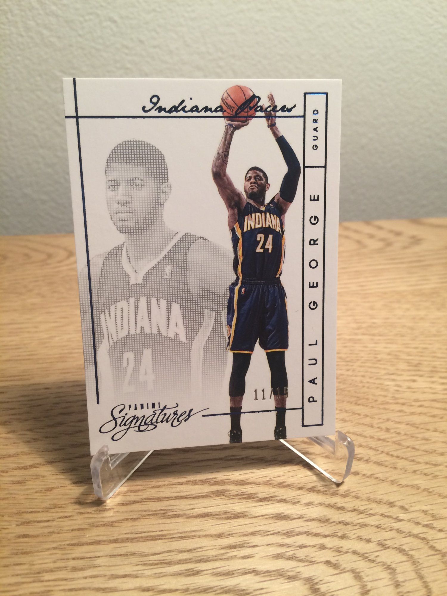 2013-14 Panini Signatures Blue #89 Paul George.jpg