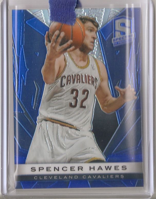 2013-14 Panini Spectra Basketball Blue Base Spencer Hawes 09 of 65 Card No. 55 NMT-MT Front.jpg