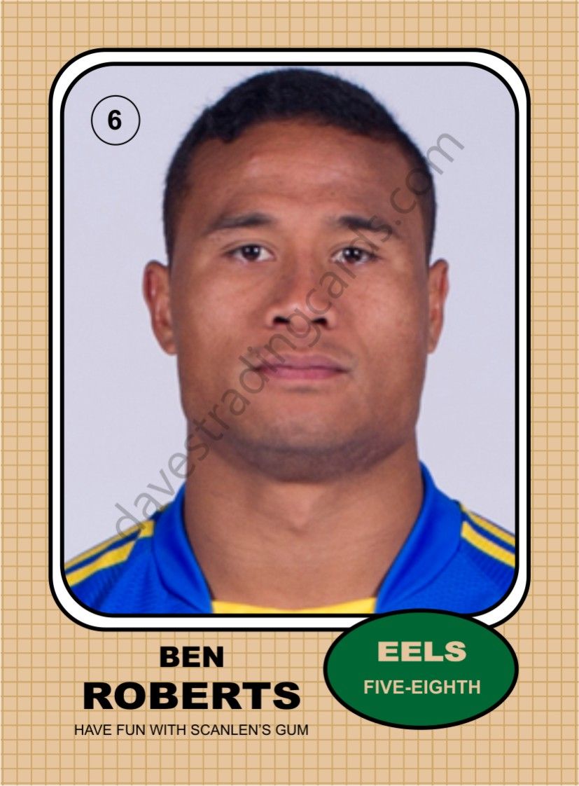 2013 Eels Retro 1970 set Ben Roberts front.jpg