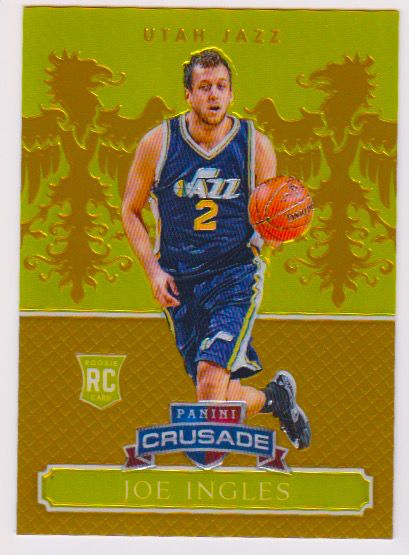 2014-15 Panini Excalibur Crusade Gold #195 Joe Ingles 10:10.jpeg