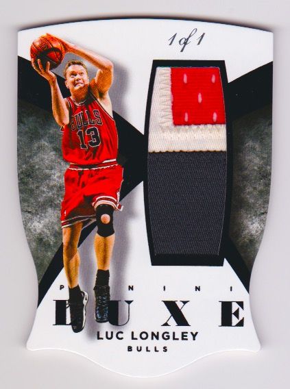 2014-15 Panini Luxe Memorabilia Die Cuts Prime Black #96 Luc Longley 1:1.jpeg