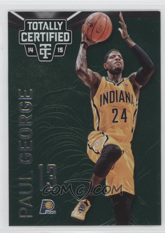 2014-15 Panini Totally Certified Platinum Green #2 Paul George #5:5.jpg