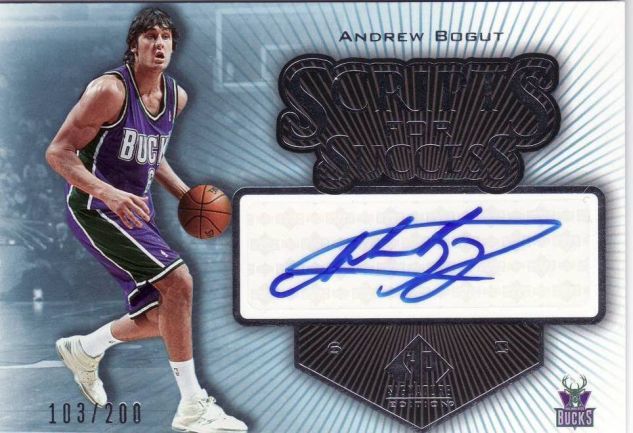 Andrew Bogut 2005-06 SP Signature Edition Scripts for Success #103-200 Beckett Value $20.JPG