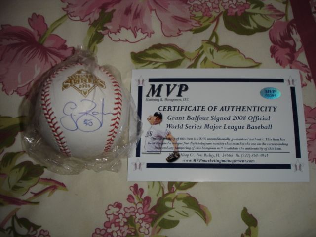 Grant Balfour 2008 WS Signed Baseball.JPG