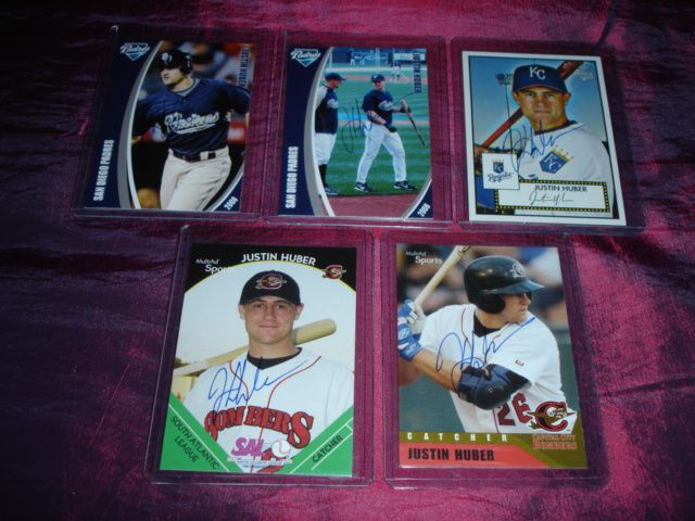 Huber Signed Cards New Lot.JPG