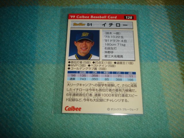 Ichiro 99' Calbee 128 Back.JPG