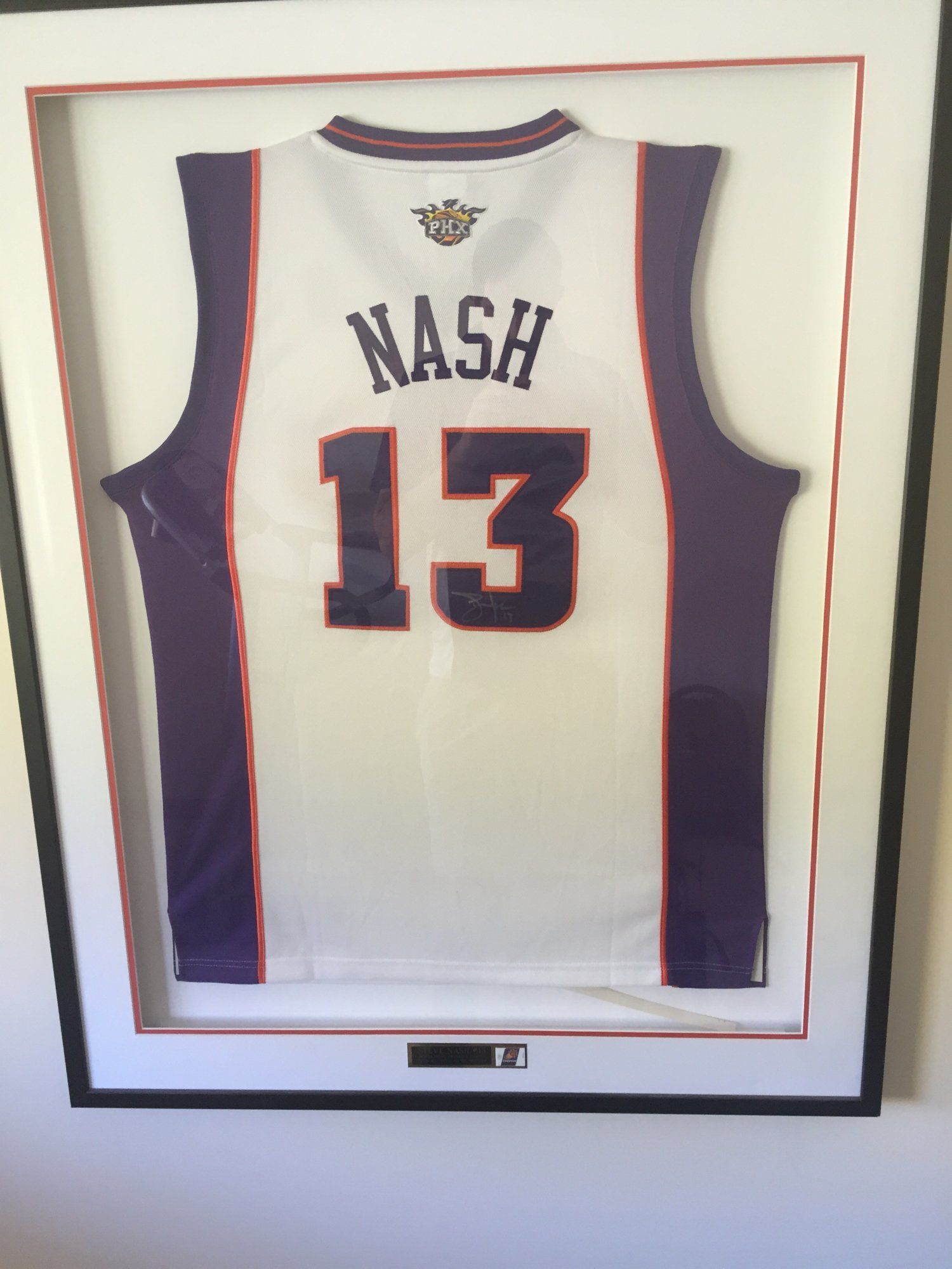 steve nash signed jersey