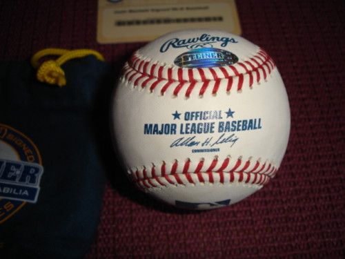 Josh Beckett Red Sox Steiner Signed Rawlings Baseball 3.jpg