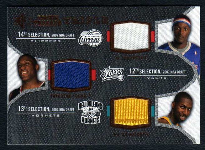 2007-08 SP Rookie Threads Rookie Threads Triple #TYW Thaddeus Young-Thornton-Wright.jpg