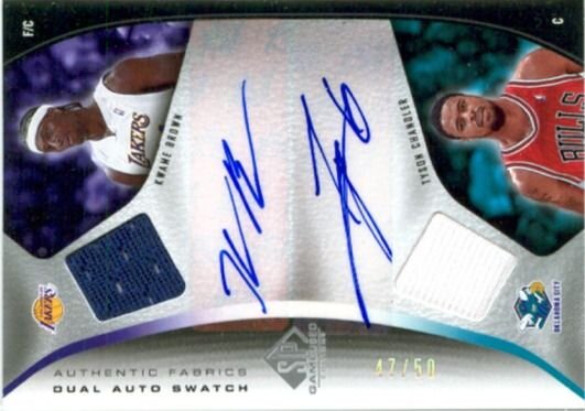 Kwame Brown Tyson Chandler dual auto game used.jpg