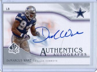 DeMarcus Ware, 2009 Upper Deck SP Authentic, Auto, Unnumbered.jpg