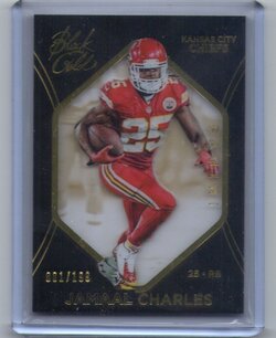 Jamaal Charles, 2014 Panini Black Gold, Insert, 001 of 199.jpg