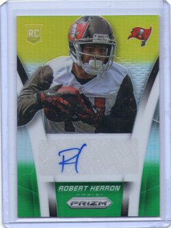 15. Robert Herron, 2014 Panini Prizm, Auto, 136 of 150.jpg