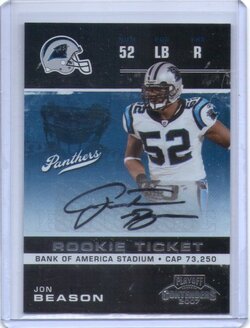 41. Jon Beason, 2007 Panini Contenders, Auto, Unnumbered.jpg