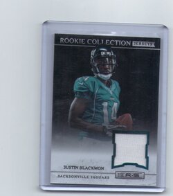 48. Justin Blackmon, 2012 Panini Rookies & Stars, Jersey Patch, Unnumbered.jpg