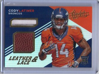 1. Cody Latimer, 2014 Panini Absolute, Ball & Lace Patch, 31 of 43.jpg