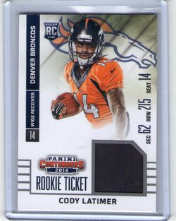 13. Cody Latimer, 2014 Panini Contenders, Jersey Patch, Unnumbered.jpg