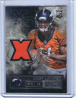 38. Cody Latimer, 2014 Panini Playbook, Jersey Patch, 35 of 99.jpg