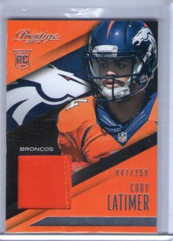 43. Cody Latimer, 2014 Panini Prestige, Jersey Patch, 047 of 250.jpg