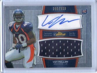 2011 Topps Finest, Von Miller, 209 of 339.jpg