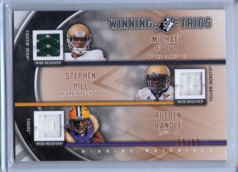 2012 Upper Deck SPX Football, Michael Floyd, Stephen Hill & Ruben Randle, 96 of 99.jpg