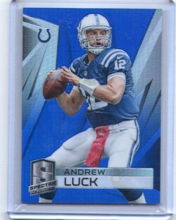 2014 Panini Sprectra, Andrew Luck, 48 of 49.jpg