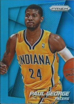 2014-15 Panini Prizm Light Blue Prizms #120 Paul George #23-49.jpg