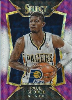 2014-15 Panini Select Purple and White Prizms #79 Paul George.jpg