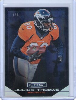 2014 Panini Rookies & Stars, Julius Thomas, 2 of 5.jpg