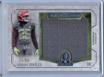 2014 Topps Museum, Jamaal Charles, 03 of 50.jpg