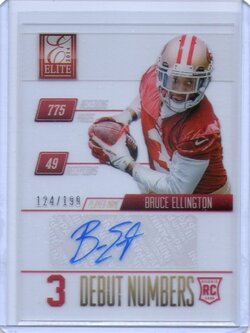 2013 Panini Elite, Bruce Ellington, 124 of 199.jpg