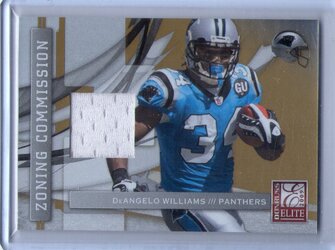 2009 Panini Elite, DeAngelo Williams, 057 of 299.jpg