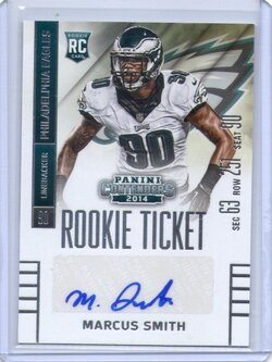 2014 Panini Contenders, Marcus Smith.jpg