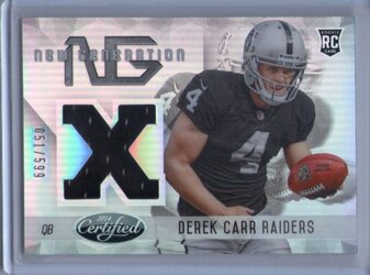 2014 Panini Certified, Derek Carr, 051 of 599.jpg