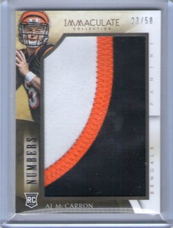 2014 Panini Immaculate, A.J. McCarron, 23 of 50.jpg