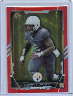 2015 Topps Bowman, Alvin Dupree, 126 of 199.jpg