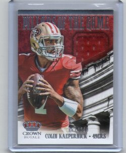 2013 Panini Crown Royale, Colin Kaepernick, 261 of 299.jpg