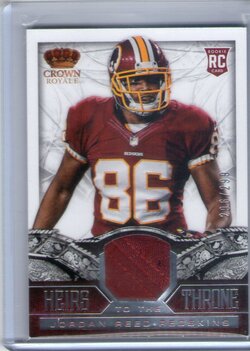 2013 Panini Crown Royale, Jordan Reed, 296 of 299.jpg