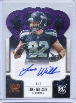 2013 Panini Crown Royale, Luke Wilson, 4 of 5.jpg