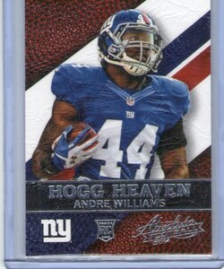 2014 Panini Absolute, Andre Williams.jpg