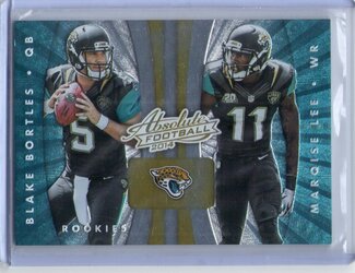 2014 Panini Absolute, Bortles, Lee, Robinson & Hurns (front).jpg