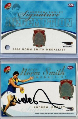 S4 2006 Norm Smith Signature Andrew Embley #072 2007 + Redemption.jpg