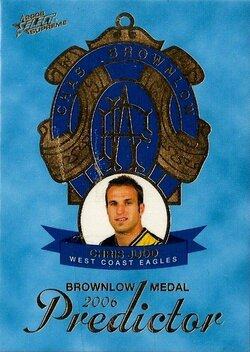 2006 Supreme Brownlow Predictor Chris Judd #073.jpg